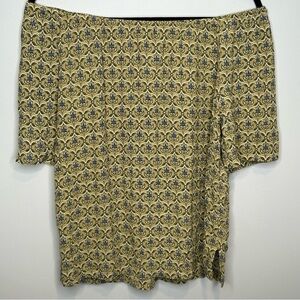 Philosophy green off the shoulder blouse size extra small